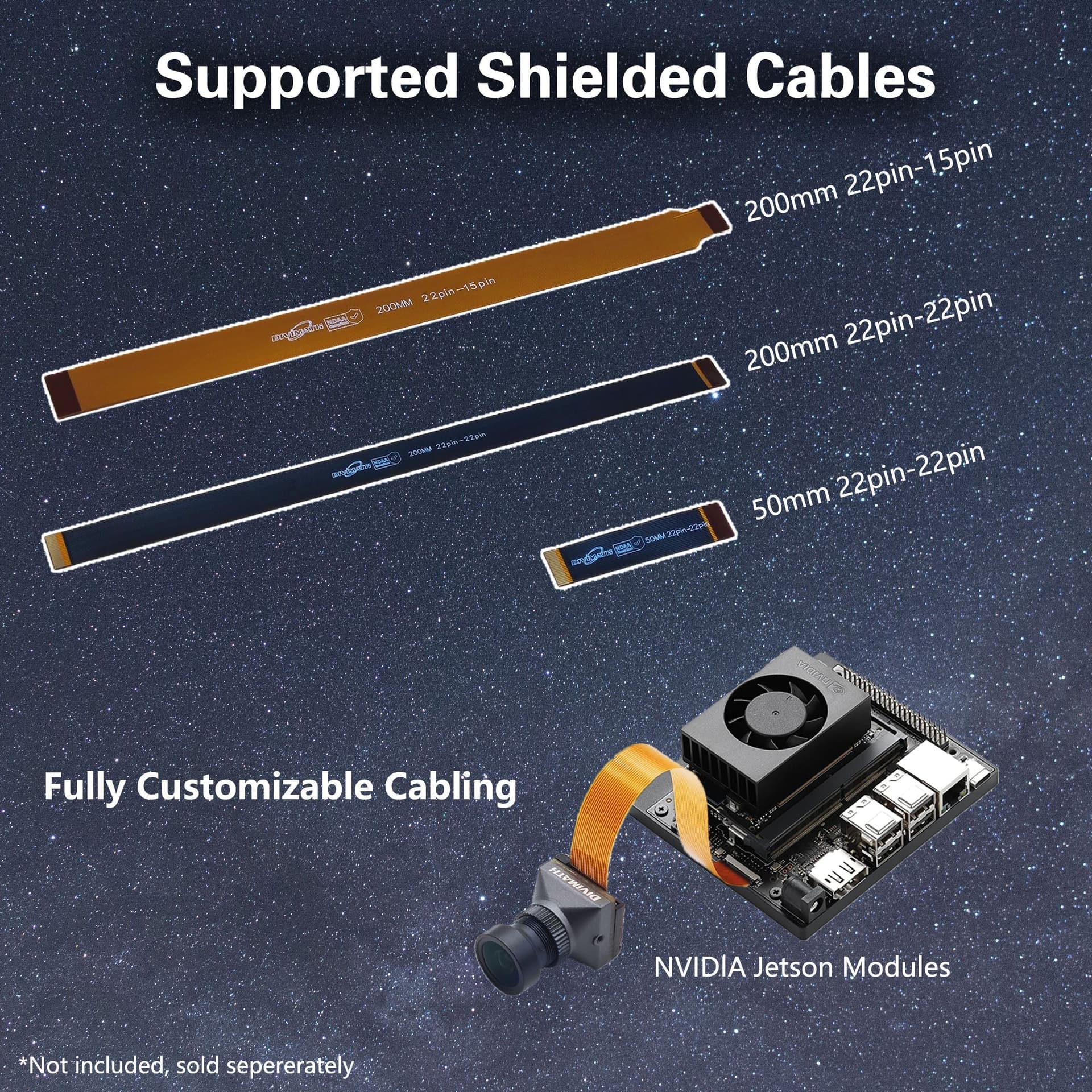 SeekerHD Ribbon Cable (200mm 22-22pin) (Pre-order) for fpv drones 1