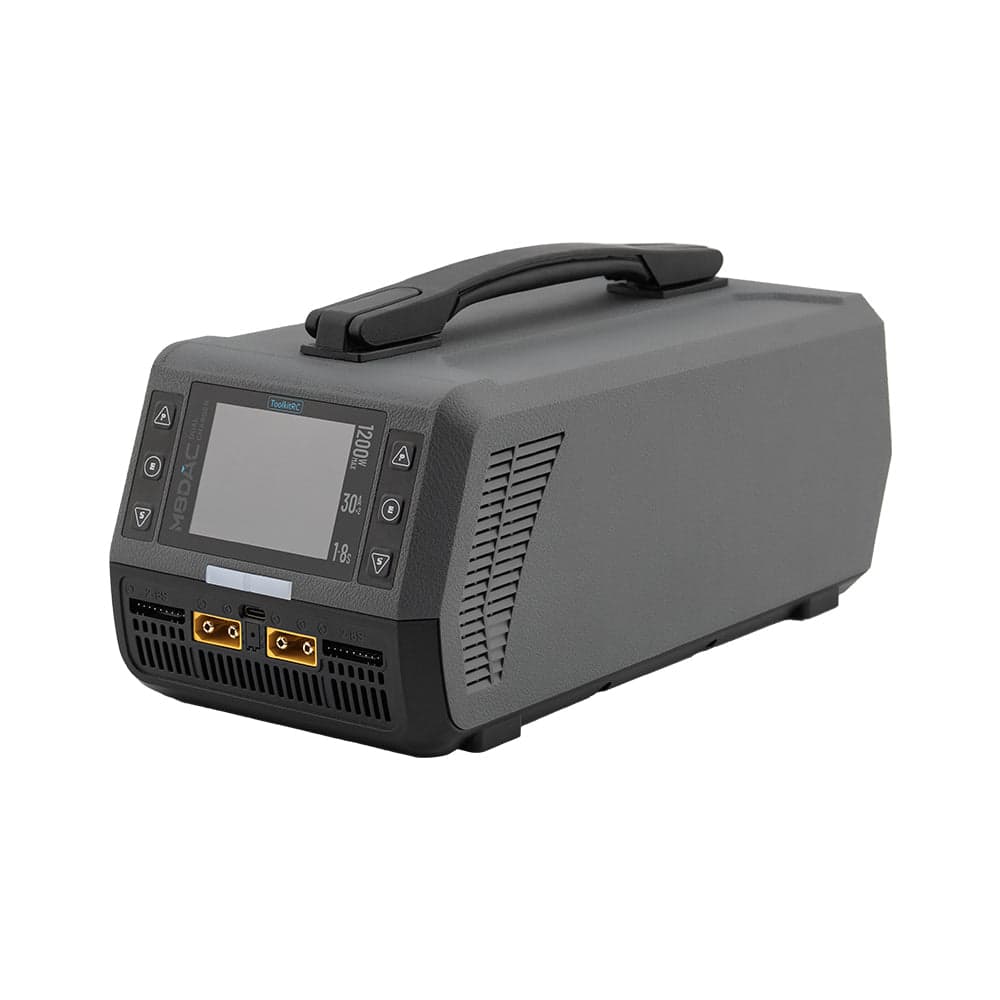 ToolkitRC M8DAC 1-8S Dual Drone Charger 1200W 30A×2 50A SYNC Charger - XT90 for fpv drones 3