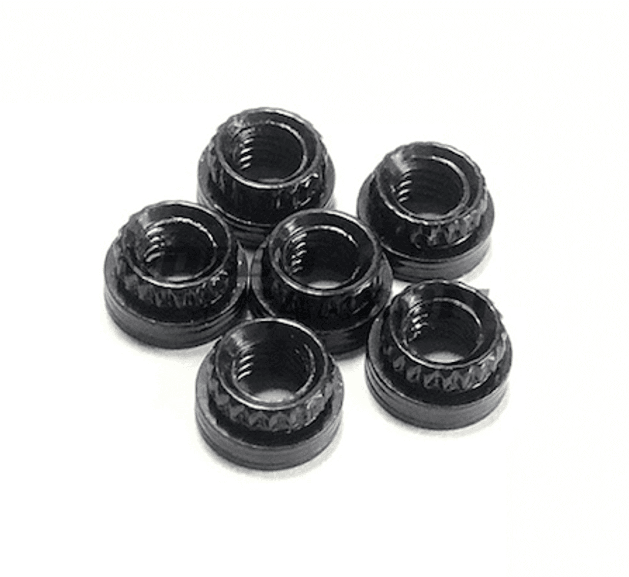 10pc Steel Sunk Nuts pack (M2 or M3)