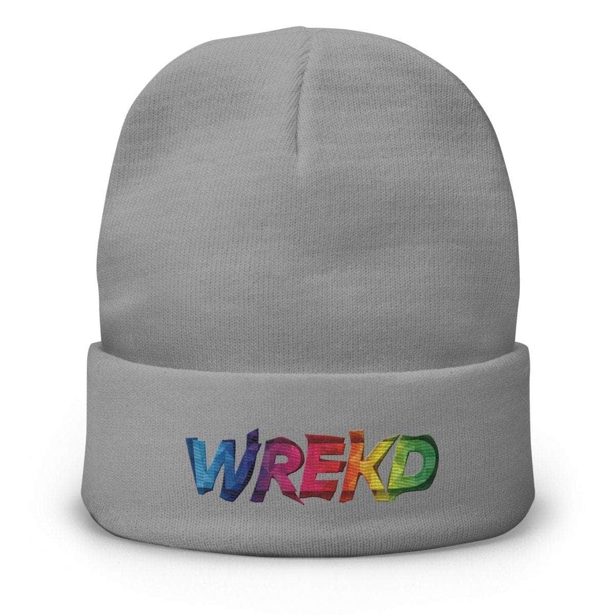 WREKD Colorful Embroidered Beanie for fpv drones 6