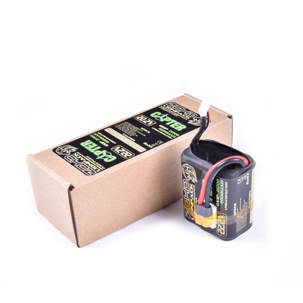 ZOHD Lionpack Copter 21700 6s1p 4000mah 22.2v Li-ion Battery [DG] for fpv drones 5