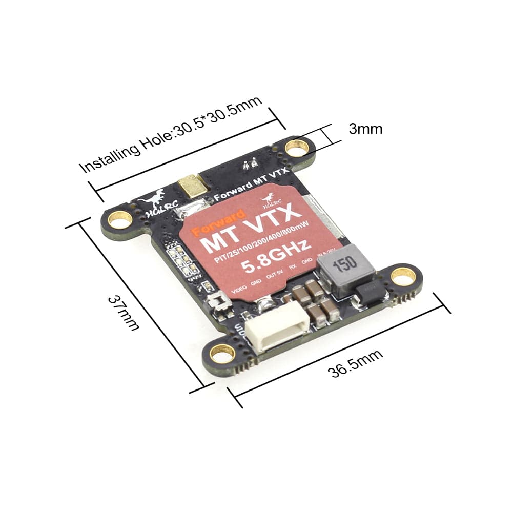 HGLRC Forward MT VTX 800mW 30.5x30.5 For FPV Racing Drone for fpv drones 2