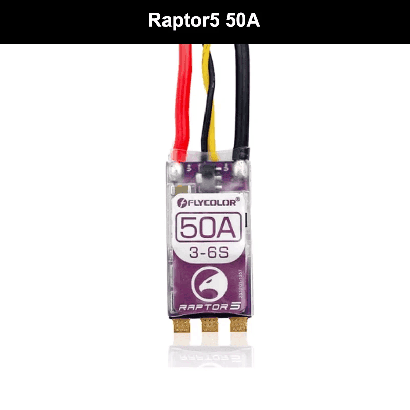 Flycolor RAPTOR5 20A 35A 45A 50A BLHeli-32 ESC 3-6S Brushless Speed Controller Dshot Proshot for RC Fixed Wing Aircraft Drone for fpv drones 6