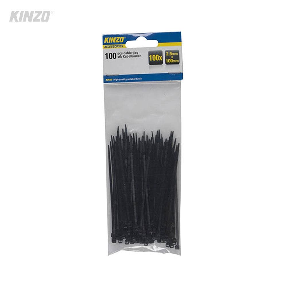 Kabelbinders 2.5 x 100mm (100 stuks) - ZWART for fpv drones 4