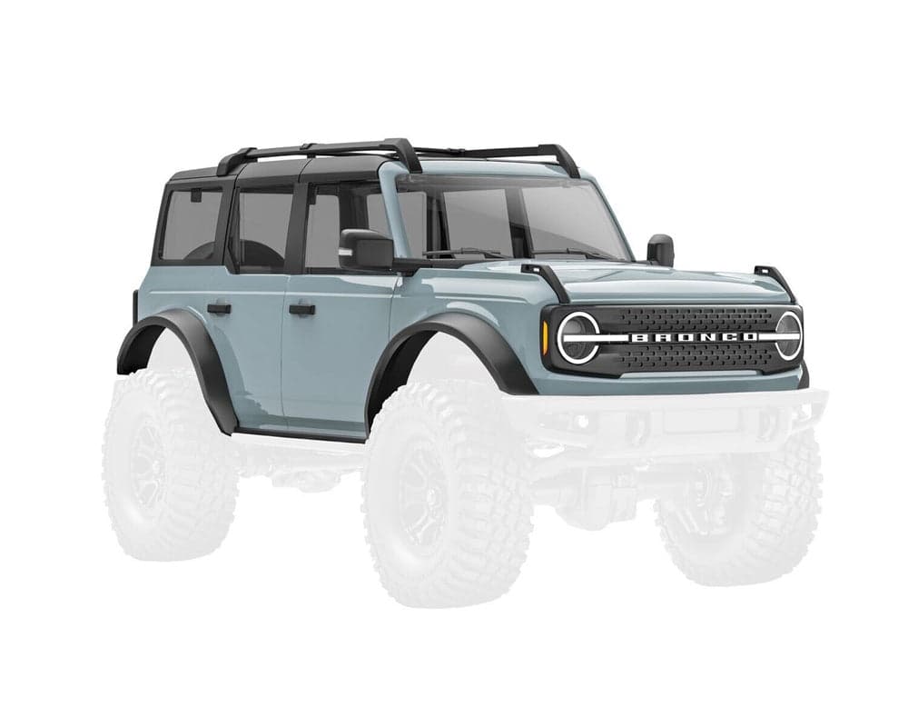 Traxxas 9711-GRAY TRX-4M Complete 1:18 Scale Ford Bronco Body Gray for fpv drones
