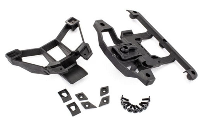 Traxxas 8915 Body Mounts Front & Rear/ 3x12mm BCS (1) Maxx for fpv drones