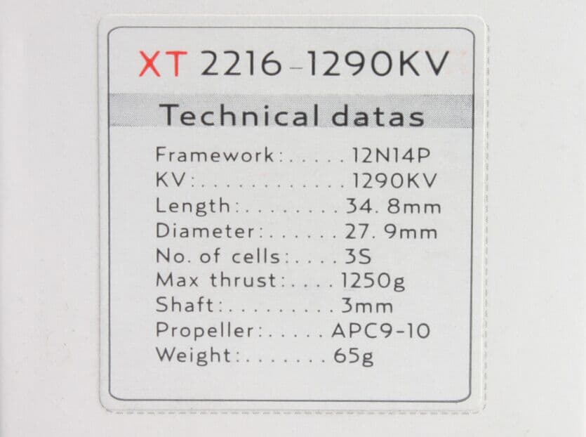 ★EMAX XT2216 910KV-1150KV-1290KV Motor for Aircraft & Multicopter for fpv drones 2