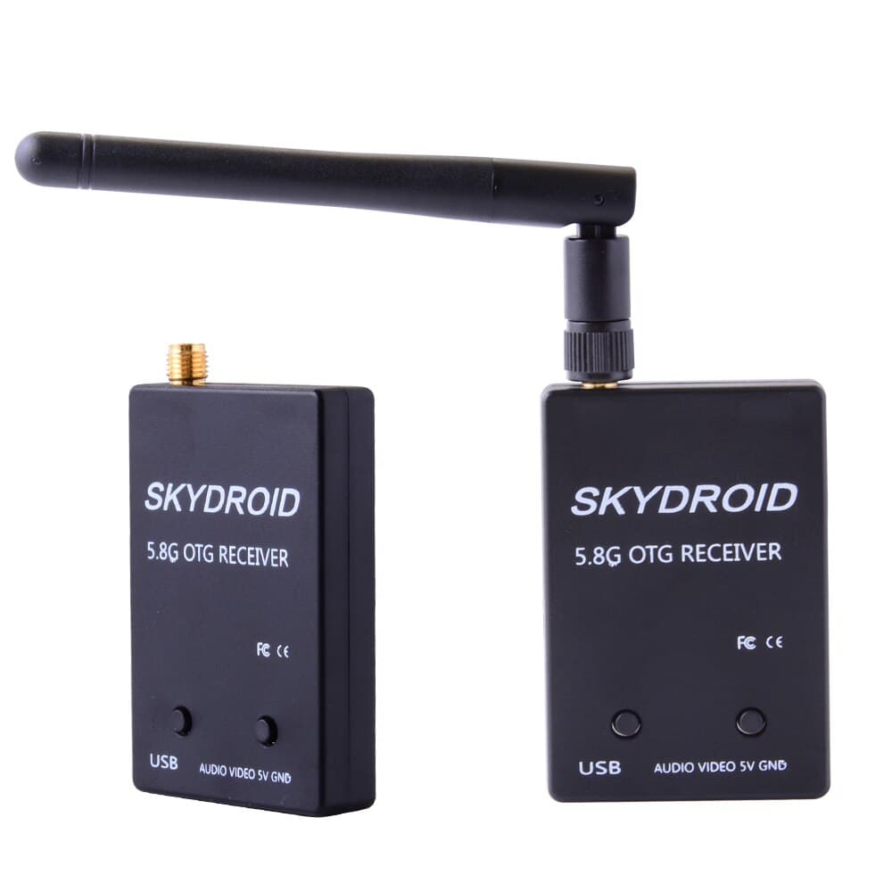 Skydroid UVC Single Control Receiver OTG 5.8G 150CH Channel FPV Receiver Video Transmission Downlink Audio For Android phone for fpv drones 1