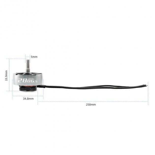 GEPRC SpeedX2 2806.5 1350Kv motor for drones for fpv drones 7