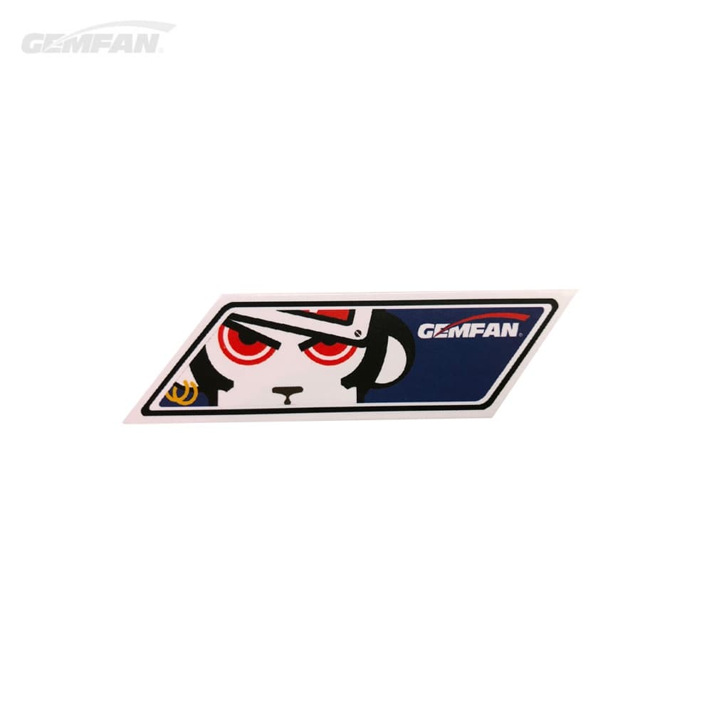 Gemfan Monkey Sticker (Balk) for fpv drones
