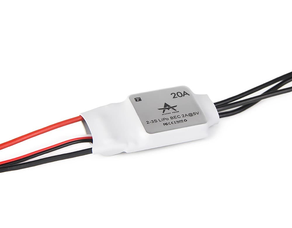 T-MOTOR AT 20A 2-3S Fixed Wing Airplane ESC with 5V/2A BEC for fpv drones 1