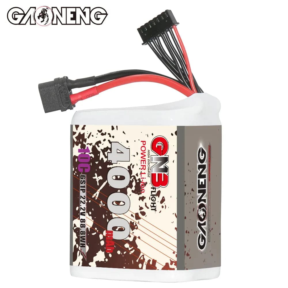 GAONENG GNB 6S 22.2V 4000mAh 10C XT60 Li-ion Battery made with Li-ion Lithium Ion 21700 [DG] for fpv drones 3