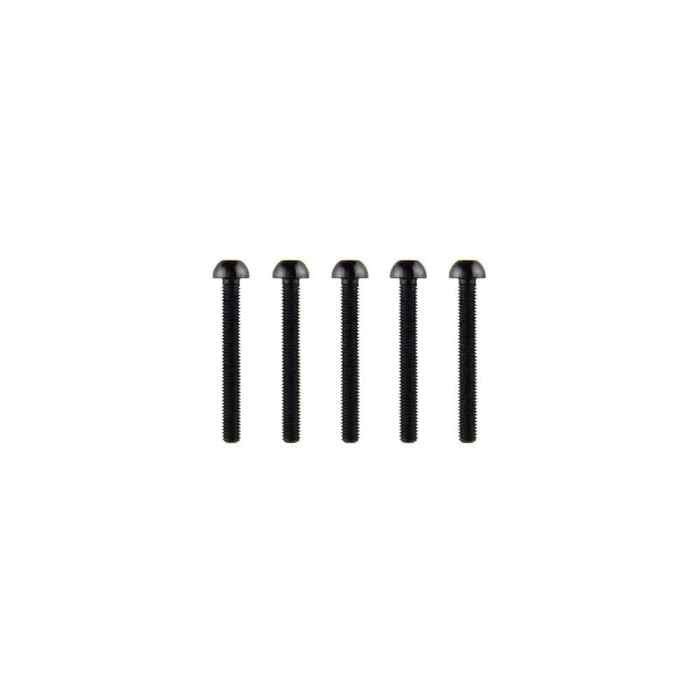 M3x25mm Aluminium Bolkop Hex Schroef (5 stuks) - ZWART for fpv drones 2