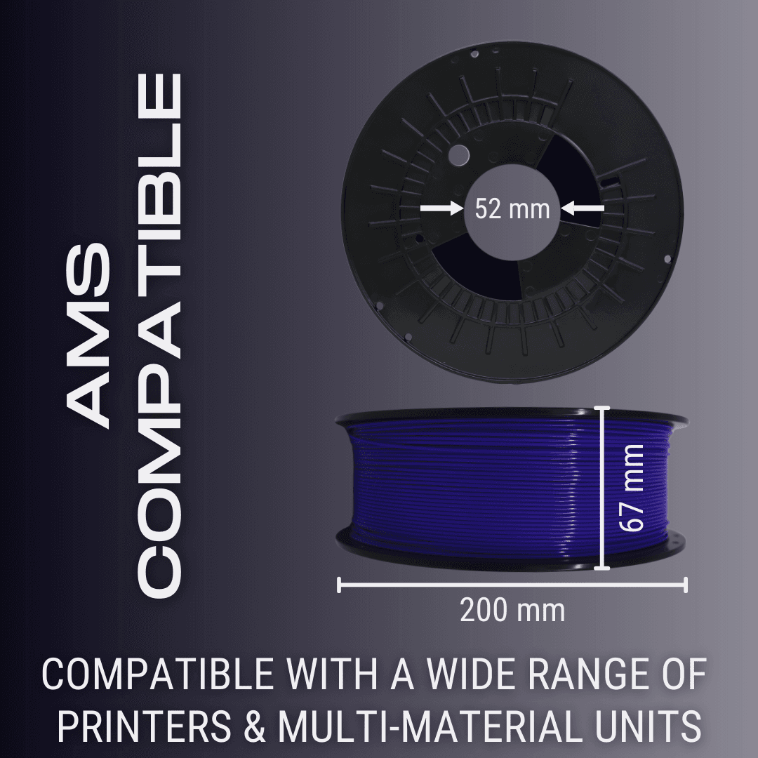 Amethyst Purple AF 1.75mm PLA+ Filament Made in the USA! for fpv drones 1