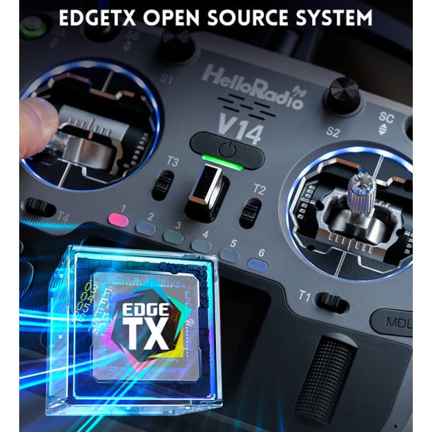 HelloRadio V14 Max R9 ELRS transmitter for fpv drones 6