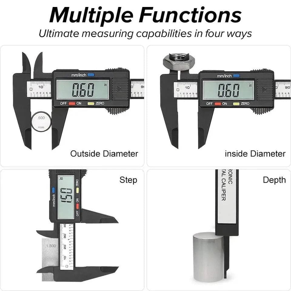 Electronic Digital Mini Caliper 150mm for fpv drones 7