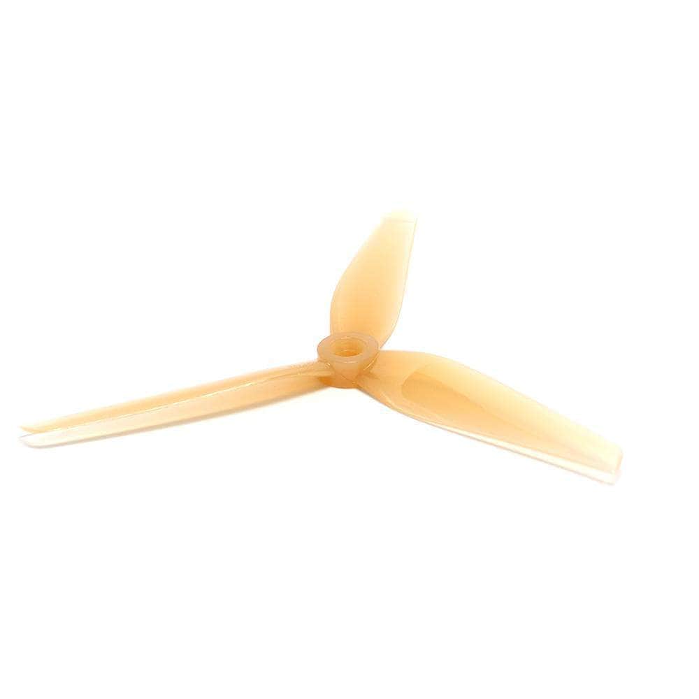 ETHiX x HQ Prop P3 Peanut Butter and Jelly (PB&J) 5130-3 / 5.1" Tri-Blade Bando/Freestyle FPV Drone Props (4 Pack) - Purple+Tan for fpv drones 4