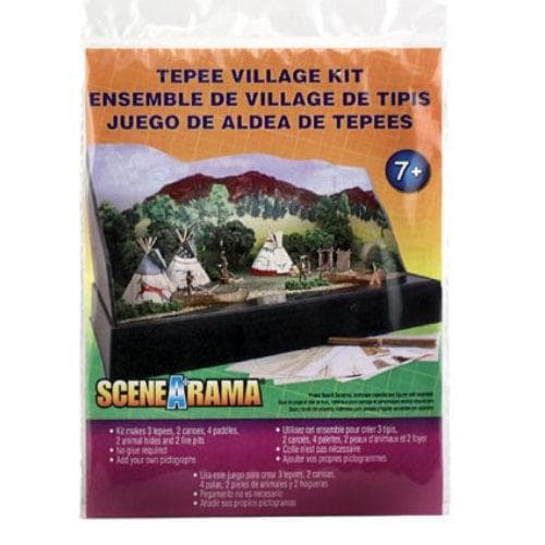 Woodland Scenics SP4133 Scene-A-Rama Tepee Village Kit for fpv drones