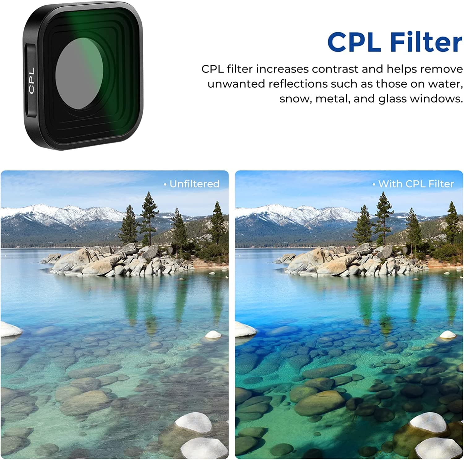 DJI O3 Air Unit ND Filters and Lens Protector Kit for fpv drones 14