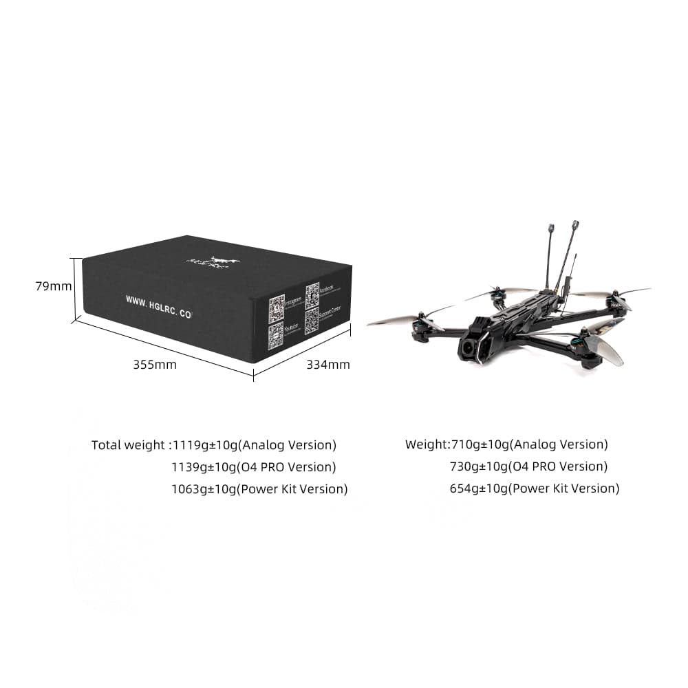 HGLRC Nblade PRO 7-inch DJI O4Pro Long Battery Life Freestyle Cinematic FPV Drone for fpv drones 3