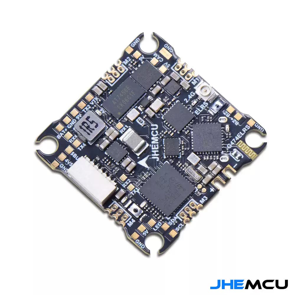 JHEMCU G474ELRS AIO 1-2S Whoop/Toothpick HD Flight Controller (w/ 12A 16Bit 4in1 ESC) for fpv drones 1