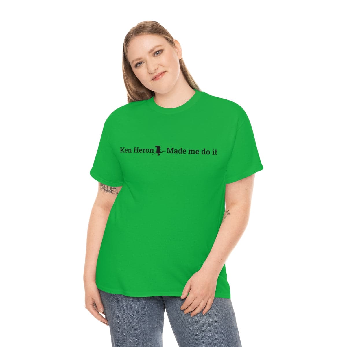 Ken Heron Made Me Do It! T-Shirt - Black Logo for fpv drones 108
