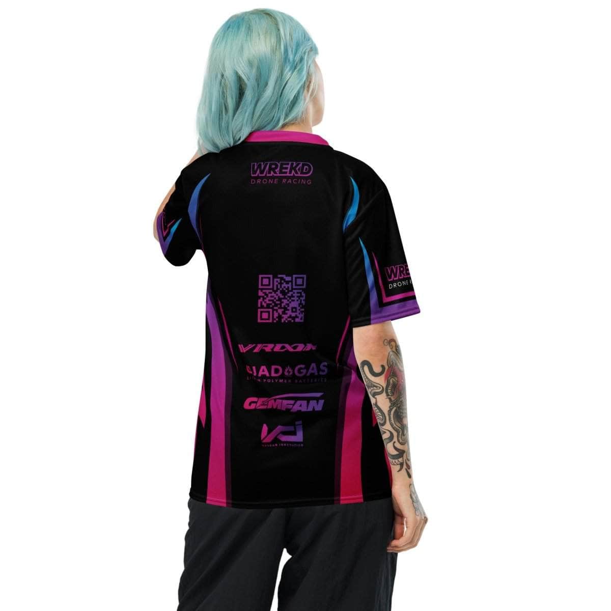 WREKD Drone Racing Community Jersey - Hotness Pink for fpv drones 2