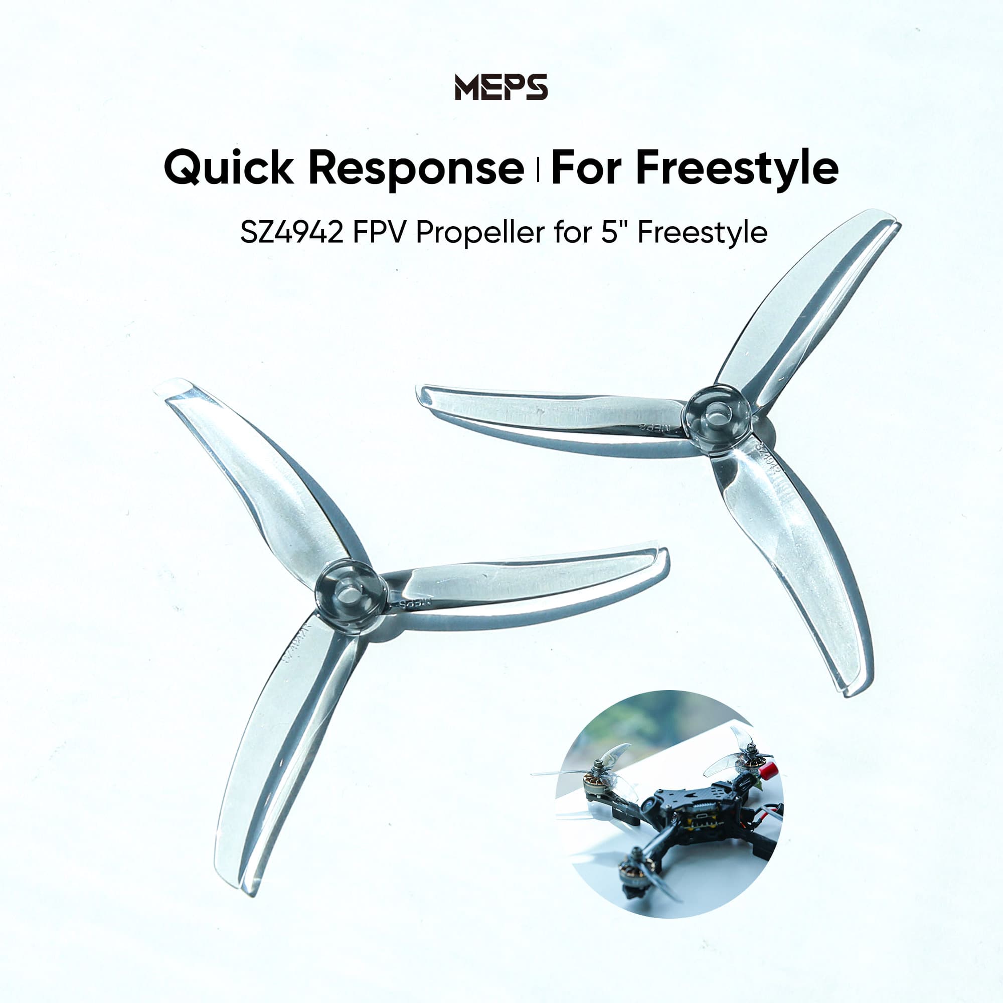 MEPS SZ4942 3-Blade Propeller for 5 inch FPV Lightweight for fpv drones 5