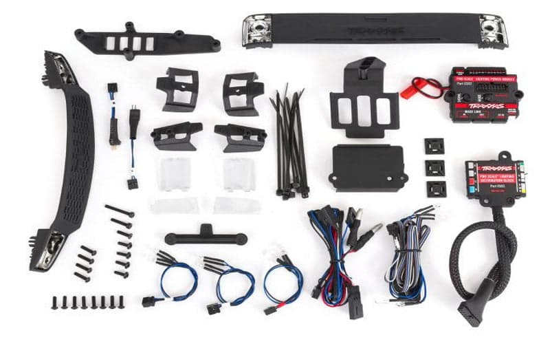 Traxxas 8085X Pro Scale LED Light Set TRX-4 Sport Complete w/ Power Module for fpv drones