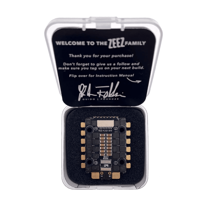 Zeez Design 20x20 45amp 4-in-1 BLHeli_32 ESC V3 2022 for fpv drones 1