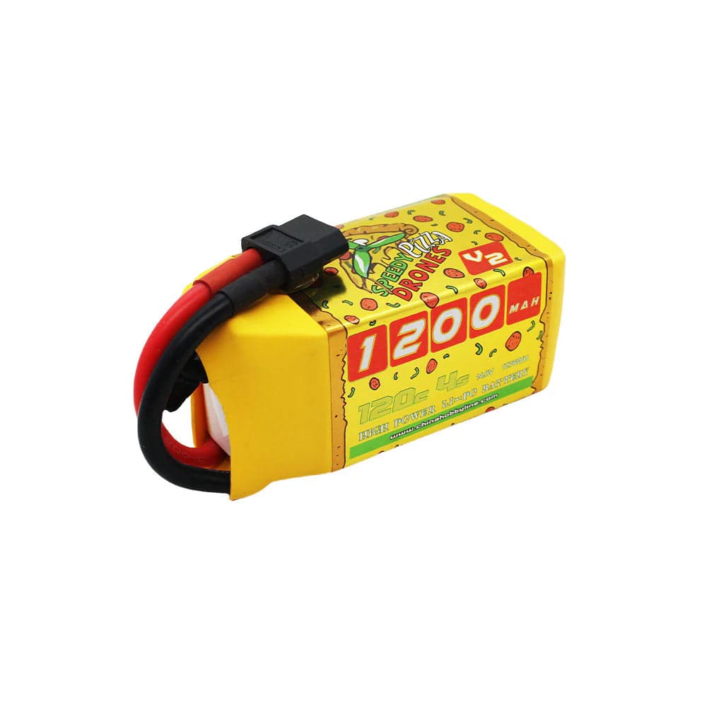 CNHL Speedy Pizza V2.0 1200mAh 22.2V 4S 120C Lipo Battery XT60 [DG] for fpv drones 1