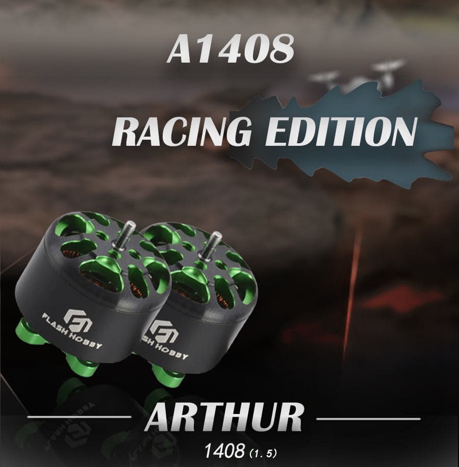 Flash A1408 Brushless Motor - 1.5mm Shaft (2800kV, 3650kV) for fpv drones 7