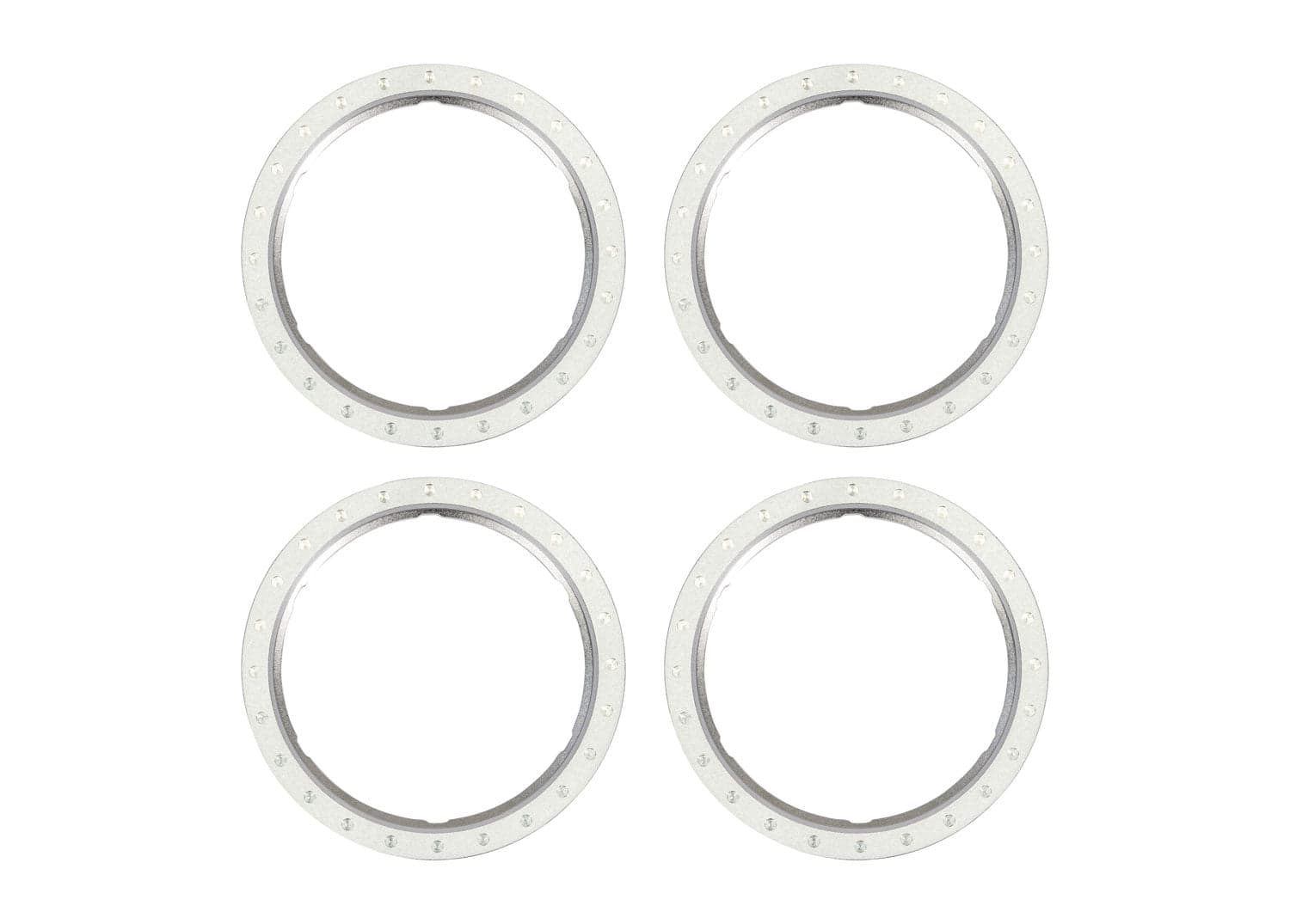 Traxxas Beadlock Rings Aluminum Silver maxx slash / UDR for fpv drones