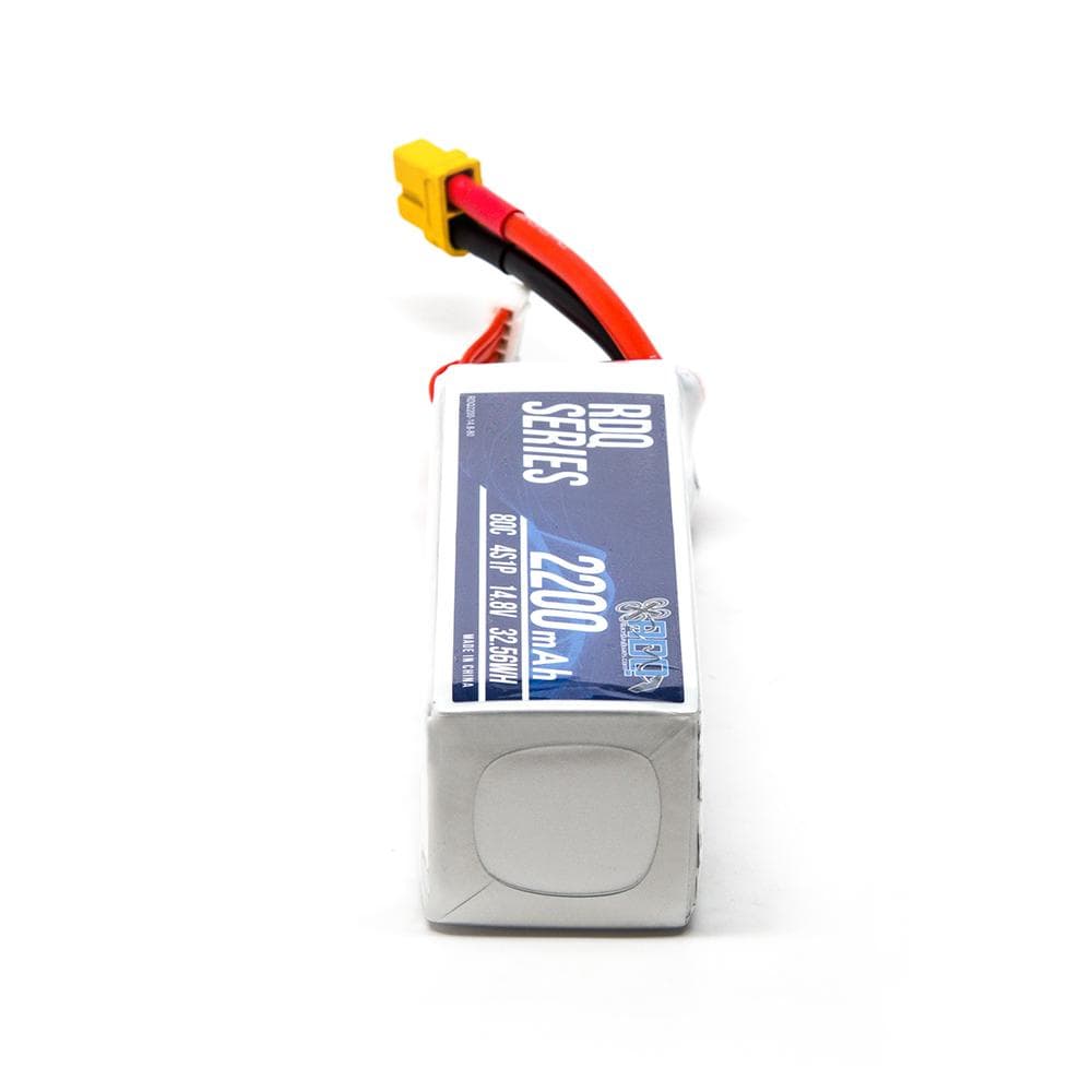 RDQ Series 14.8V 4S 2200mAh 80C LiPo Battery - XT60 for fpv drones 1