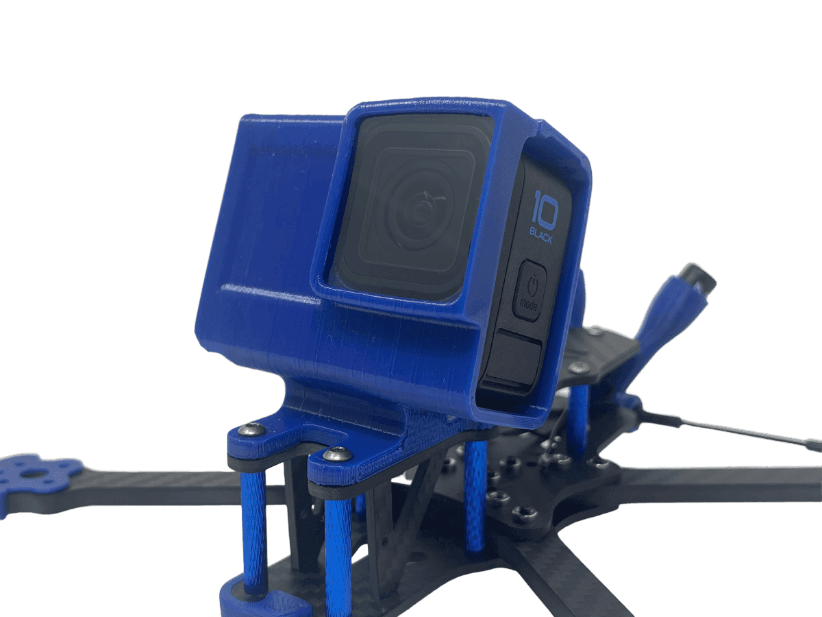 Brain3D GoPro Hero 9/10/11 Mount for OG Vannystyle Frame - Choose Color / Angle for fpv drones