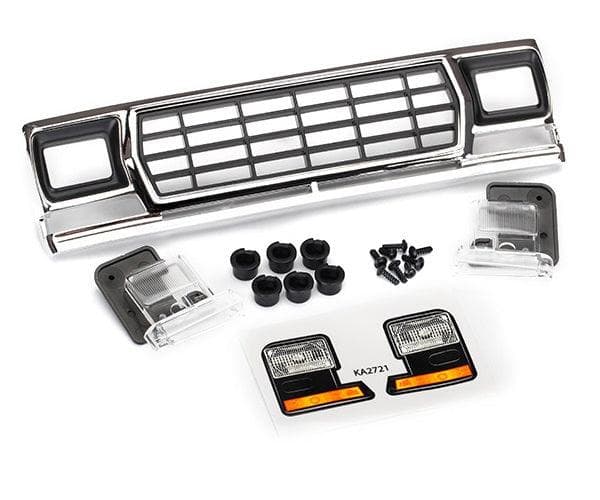 Traxxas 8070 Grill w/ Retainers / Headlight Housing Mount TRX-4 Ford Bronco for fpv drones
