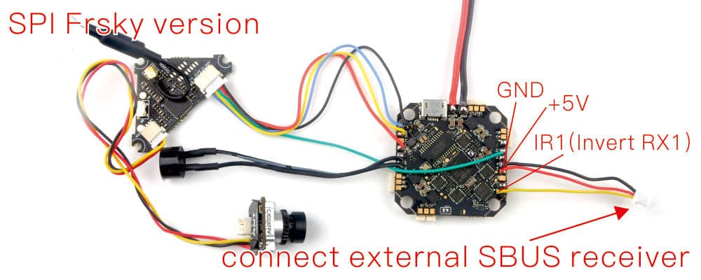 Happymodel Crazybee F4 V3.1 2-4S 4in1 12A AIO Flight Controller - SPI Frsky for fpv drones 7