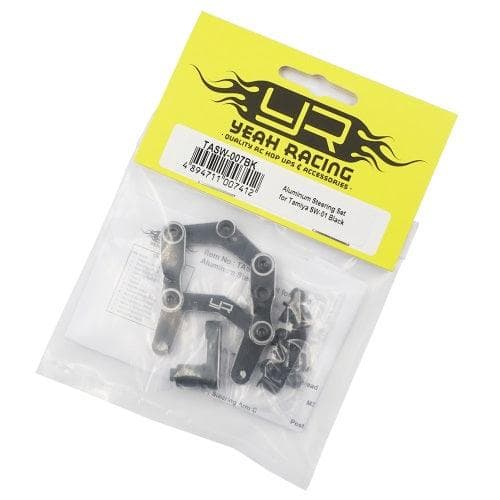 Yeah Racing TASW-007BK Aluminum Steering Set Black Tamiya SW-01 for fpv drones 1