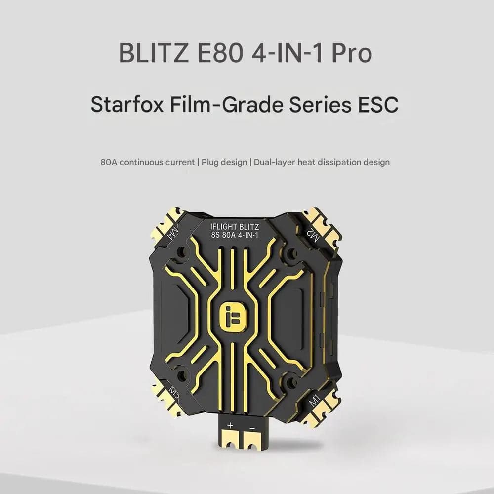 IFlight BLITZ H7 PRO Flight Controller E80 80A ESC X8, Suitable for FPV Racing Drones for fpv drones 3