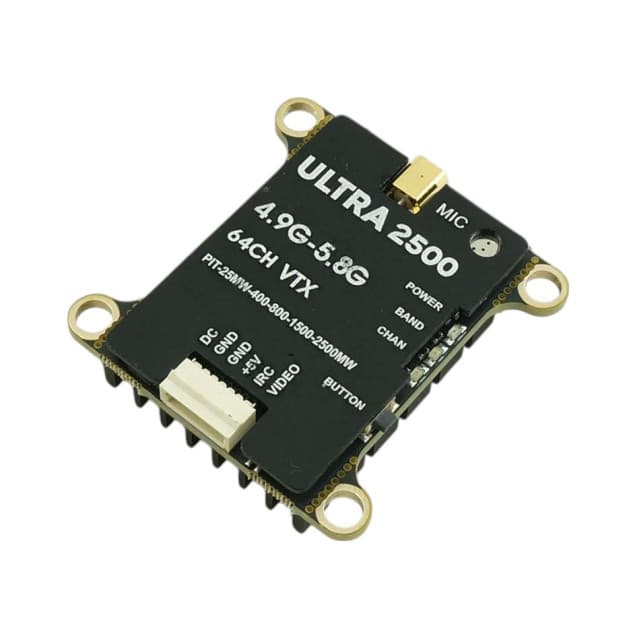 ULTRA 4.9-5.8G 2500mW analog video transmitter for fpv drones