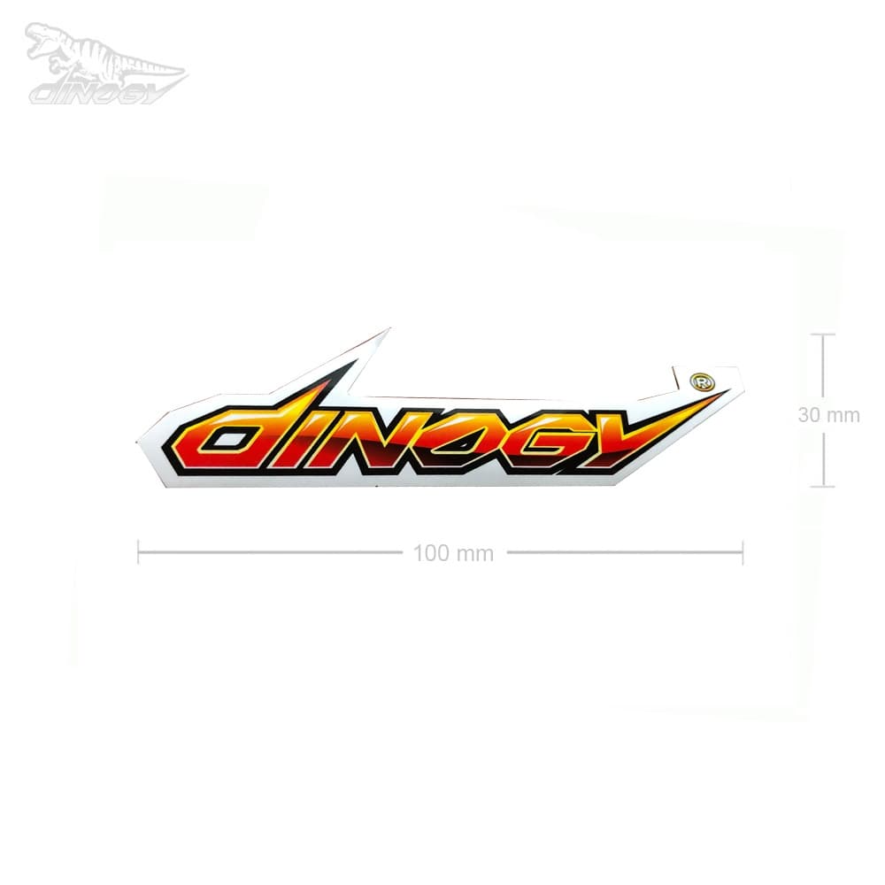 Dinogy Logo Sticker (Groot) for fpv drones 1