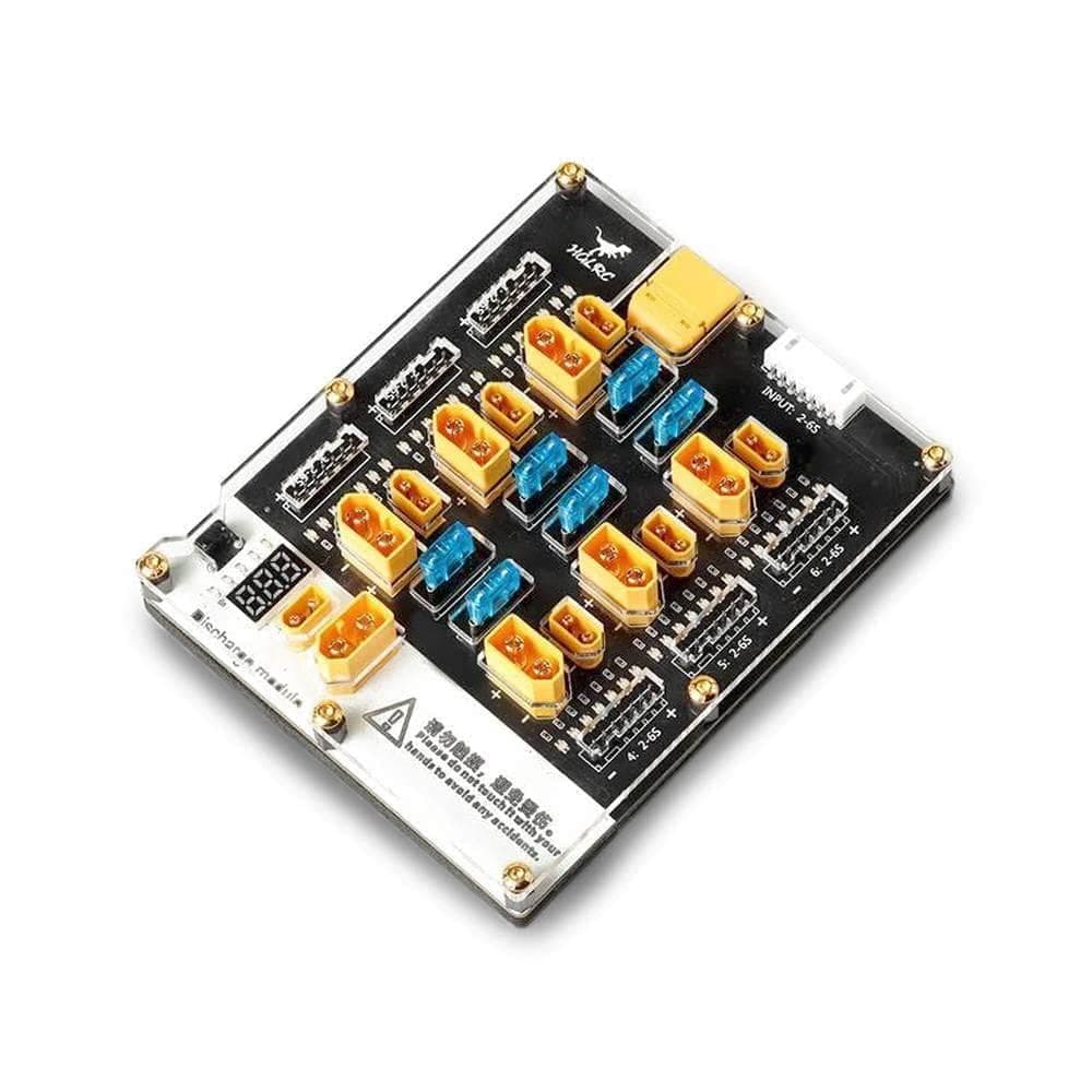 HGLRC Thor Pro 2-6S XT30 / XT60 Parallel Balance Charging Board (6 Port) for fpv drones