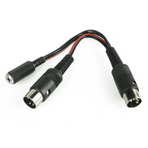 Aerofly RC7 Y-Adapter for Hitec, Sanwa, Multiplex, Fut, Robbe - Black for fpv drones