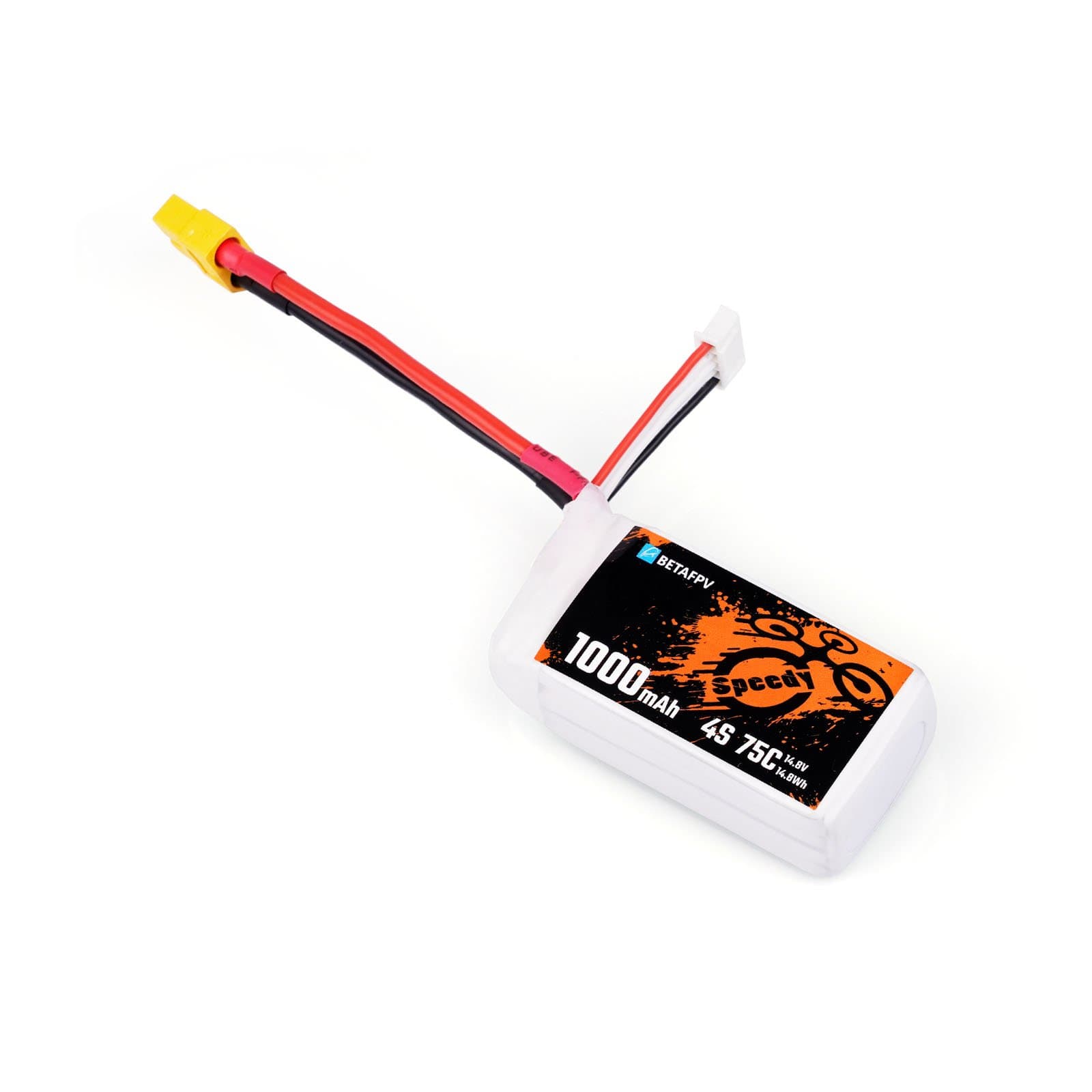 BetaFPV 1000mAh 4S 75C Lipo Battery (2pcs) for fpv drones 8
