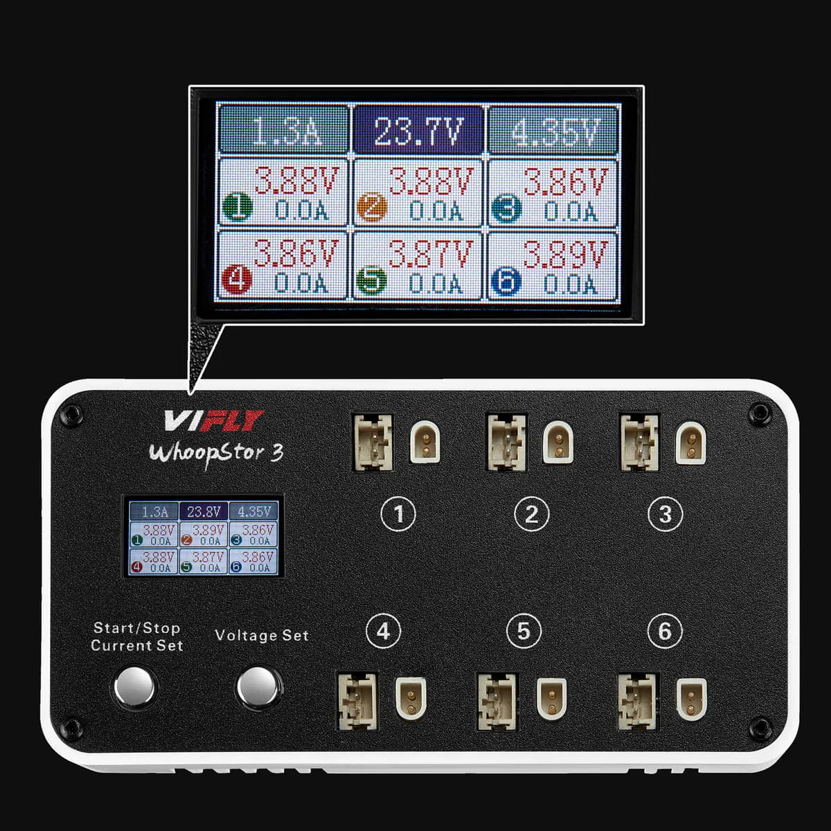 VIFLY WhoopStor 3 - 1S Battery Storage Charger and Discharger for fpv drones 2