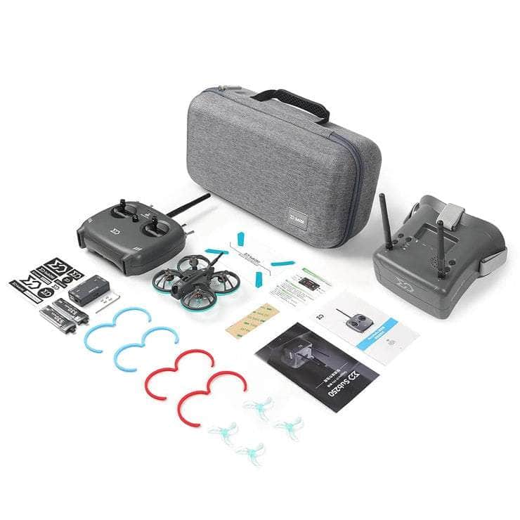 Sub250 RTF Whoopfly16 Ready to Fly ELRS 2.4GHz Analog Kit  w/ Goggles, Radio Transmitter, Case & Drone for fpv drones 4