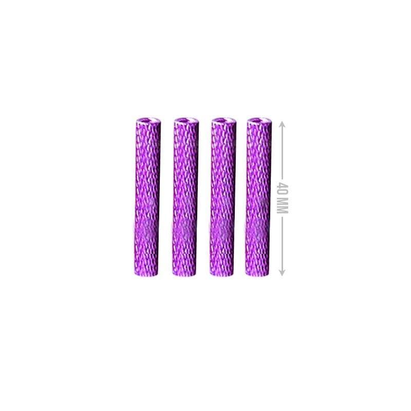 M3 Aluminium Standoffs (4 stuks) - GEKARTELD - 40mm - PAARS for fpv drones 1