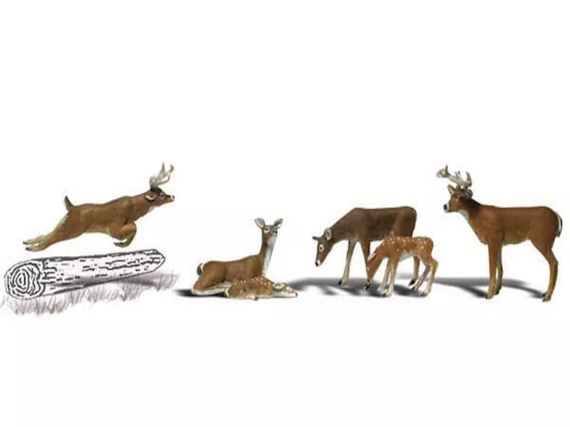 Woodland Scenics A2185 N Train Figures Deer for fpv drones