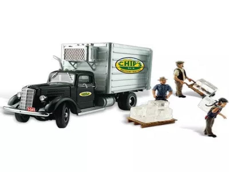 Woodland Scenics AS5557 HO Chips's Ice Truck Vehicle Figure for fpv drones
