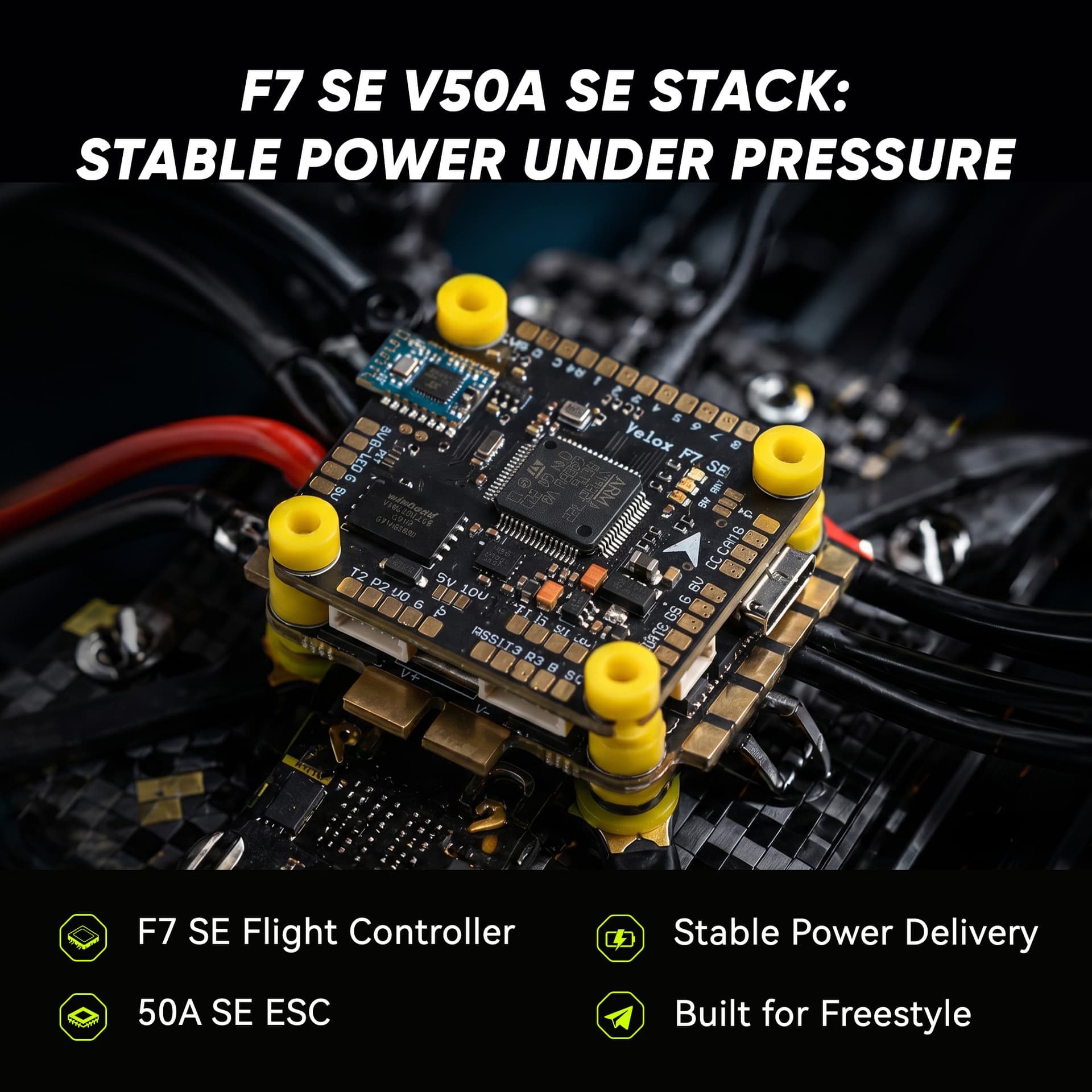 T-HOBBY 5" Freestyle FPV 6S Power System Kit - Pre-Matched Motor Stack Combo Beginner Friendly for fpv drones 1